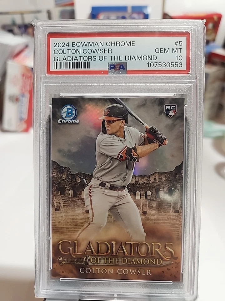 2024 Bowman Chrome - Gladiators of the Diamond Colton Cowser #GOTD-5 (RC) - Image 1 of 4