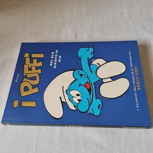 (Peyo) Die Schlümpfe im Blau blau bemalt Republik Serie Gold 46 - Bild 1 von 1