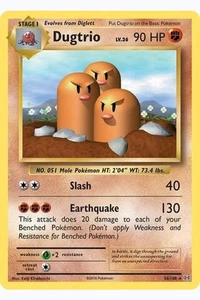 056/108 Dugtrio - Rare Reverse Holo - Imagen 1 de 1