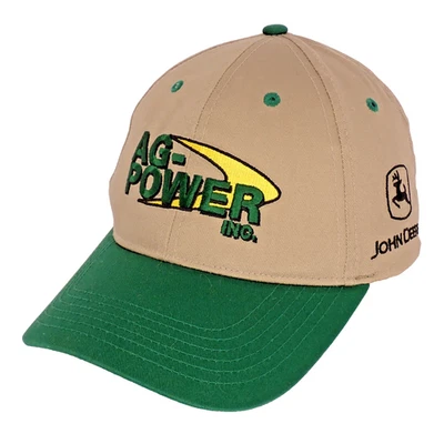 John Deer AG-Power Green Bill Cap Snapback Adjustable 6 Panel Hat - Image 1 of 4