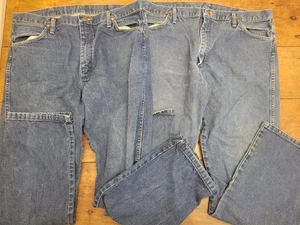 Lotto di 2 jeans Wrangler uomo 13MWZ taglio cowboy blu dritto 38x32 - Foto 1 di 12