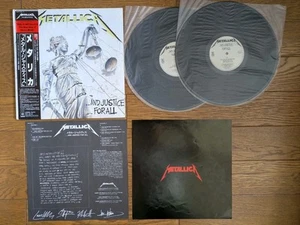 METALLICA ...And Justice For All 1988 Japan 2 LP w/ OBI 25AP 5178/9 - Picture 1 of 8