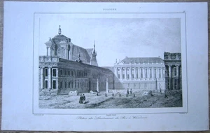 Impresión 1840 PALAC NAMIESTNIKOWSKI / PALACIO PRESIDENCIAL, WARSOVIA, POLONIA, #48 - Imagen 1 de 1