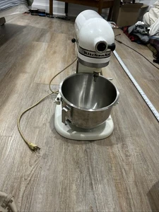 VINTAGE KITCHENAID HOBART MIXER LIFT STAND MODELL K5-A MIT SCHÜSSEL FUNKTIONIERT 10 GESCHWINDIGKEITEN - Bild 1 von 24