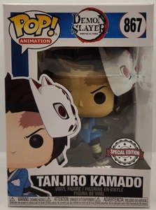Funko POP! Tanjiro Kamado w/ Mask Demon Slayer #867 [SPECIAL EDITION] - Picture 1 of 5