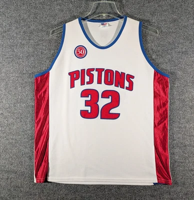 Camiseta sin mangas NBA Detroit Pistons Hamilton #32 adulto grande hecha en EE. UU. Foto 1 de 4