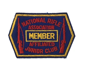 Patch Membro Junior Club Affiliata NRA National Rifle Association Vintage - Foto 1 di 3