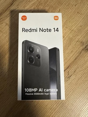 Xiaomi Redmi Note 14 128 GB Midnight Black - Bild 1 von 3