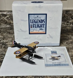Hallmark Legends In Flight Curtiss R3C-2 Seaplane 1:48 Airplane Replica - Picture 1 of 16