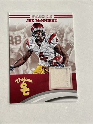 JOE McKNIGHT 2015 Panini Collegiate USC TROJANS Multi-Sport JERSEY Relic #JM-USC - Image 1 of 2