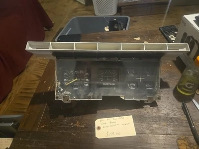 80 81 82 83 84 85 86 Ford F150 F250 Bronco Instrumento Velocímetro Cluster Manual Foto 1 de 4