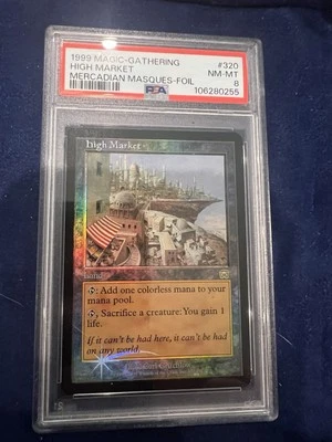 FOIL High Market | MtG Magic Mercadian Masques | English | Psa 8 - Image 1 of 2
