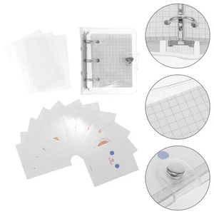 Loose Leaf Binder Pocket Notebooks Spiral Daily Planner Small Ring - Picture 1 of 20