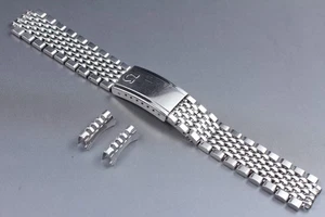 Vintage Near Mint Omega Armband 18mm Edelstahl Silber Herren 570 Endglied - Bild 1 von 16