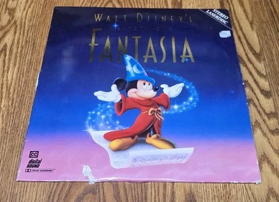 Vintage FANTASIA LASER DISC 1991 DISNEY FINAL RELEASE OF Original Masterpiece  - Image 1 of 3