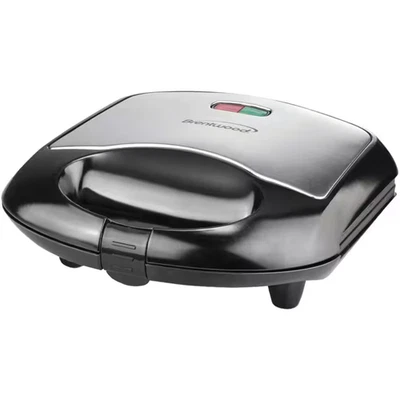 Brentwood Sandwich Maker 2 Slice Nonstick Compact Electric Grill 750W Black - Image 1 of 4