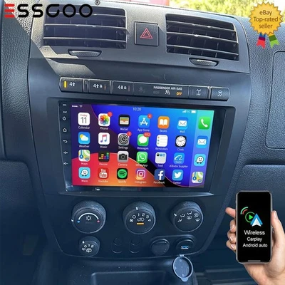 Para Hummer H3 2005-2010 Apple Carplay Coche Estéreo Android 14 GPS FM Radio Navegación BT Foto 1 de 4