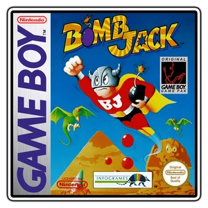 Bomb Jack (Europe) Game Boy Box Art Sticker Waterproof Vinyl Decal Die-Cut - Picture 1 of 1