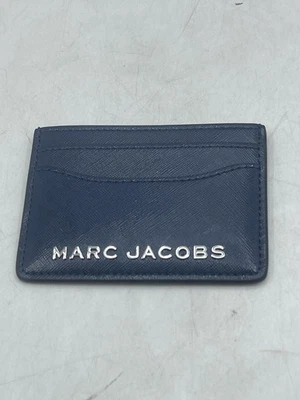 Estuche para tarjetas Marc Jacobs Trademarc azul azul azul para mujer Foto 1 de 4