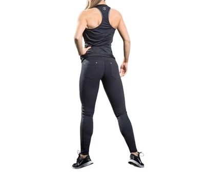 Bia Brazil Activewear Jean Legging LE4034 Black - Image 1 of 4