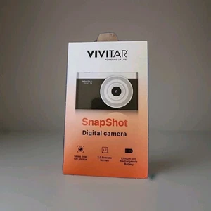 Cámara digital Vivitar VECXX 75 instantánea negra nueva en caja ideal para regalar - Imagen 1 de 4