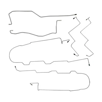 Комплект тормозной магистрали среднего шасси 1996-00 Dodge/Plymouth Grand Caravan/Voyager. Сталь - Изображение 1 из 4