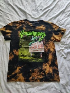 Gänsehaut Horrorland Shirt Tye Die schwarz braun Große L - Bild 1 von 5