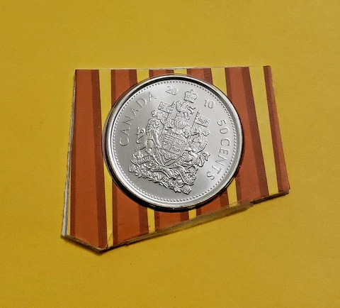 2010 Canadian Proof Like Fifty cent piece Cover