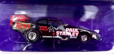 Johnny Lightning Funny Car #21 Card, KISS Paul Stanley 1:64 Collector Diecast js - Image 1 of 4