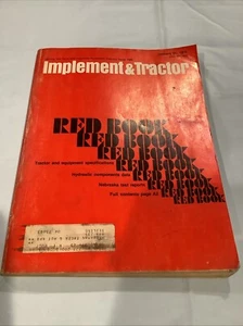 Old vintage 1979Red Book Implement & Tractor farm industrial equipment January - Picture 1 of 5
