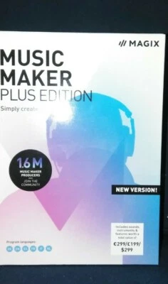 New!!Music Maker Plus Edition + Samplitude Music Studio - Windows - Image 1 of 4