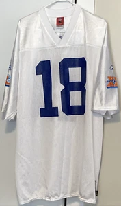 Camiseta de fútbol americano de malla blanca NFL Indianapolis Colts Manning #18 Super Bowl XLI 2XL - Imagen 1 de 13