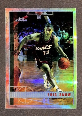 1997-98 Topps Chrome Refractor #189 Eric Snow Sonics - Image 1 of 3