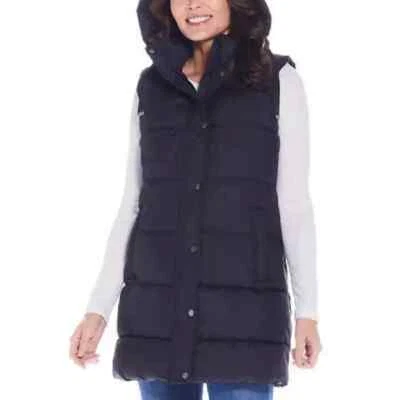 WEATHERPROOF Long Quilted Puffer Zip Vest, Ladies   VARIATION - Image 1 of 4