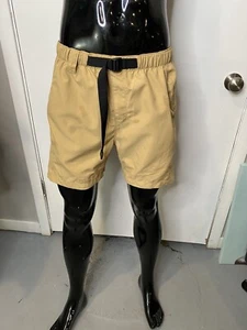 Mens Brown Belted NorthFace Hiking Shorts Size M - Picture 1 of 5