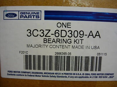 Cojinete principal del cigüeñal del motor Super Duty Ford OEM 03-10 F-350 3C3Z6D309AA Foto 1 de 2