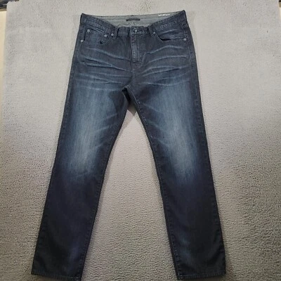 Jeans Stitchs Para Hombre 38X32 Azul Barfly Pierna Ajustada Lavado Oscuro Denim Normcore Rocker Foto 1 de 4