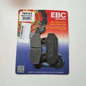 Pastillas de freno traseras para motocicleta EBC FA214/2 (Triumph Bonneville / triple velocidad) - Imagen 1 de 2