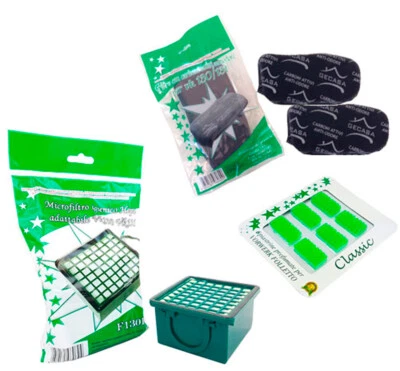 GECASA SRL FOLLETTO VK130 131 FILTRO HEPA + 2 CARBONE + PROFUMI PINO ASPIRAPOLVERE VORWERK