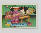 VINTAGE 1988 Garbage Pail Kids 605b BIRTHDAY KATE Rare Yellow Ink Error GPK Card