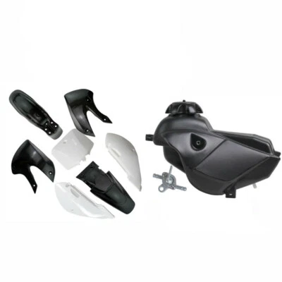 Kit de guardabarros de plástico tanque de combustible para moto de cross Kawasaki KX 65 KLX 110cc DRZ110 RM65 Foto 1 de 4