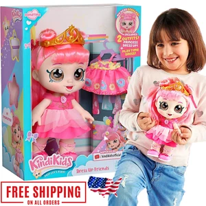 Kindi Kids Dress Up Friends 10" Puppe 2 Outfits Donatina Prinzessin Spielzeug für Mädchen - Bild 1 von 9