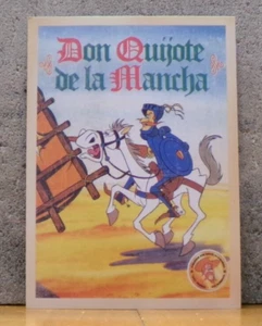 DON QUIJOTE DE LA MANCHA COOL VINTAGE RETRO STYLE 4 X 6 POSTCARD CLASSIC CARTOON - Picture 1 of 2