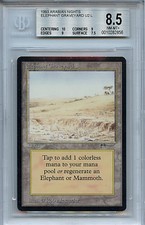 MTG Arabian Nights Elephant Graveyard BGS 8.5 NM/MT+ 10 Centering Amricons 2856
