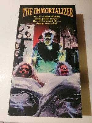 The Immortalizer VHS 1989 Vinegar Syndrome Horror Rare HTF Rare Classic Movie - Image 1 of 4