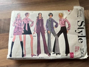 STYLE 2561 Vintage sewing pattern size 12 (bust 34 inch) TROUSERS ONLY USED - Picture 1 of 2