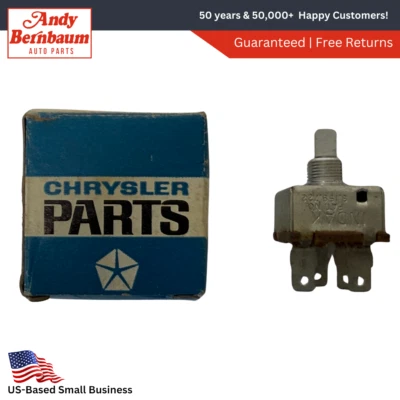 Chrysler Imperial C 1969-1973 carrocería calentador soplador motor resistencia 2936106 nuevo de stock Foto 1 de 4