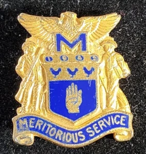 Unknown 1945 Meritorious Service Pin Sterling Silver. Our ED50 - Picture 1 of 5