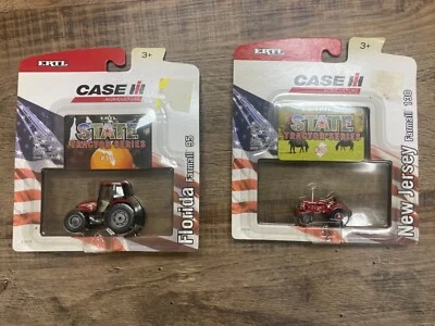 Florida & NJ 1/64 Scale Case IH Farmall 95 & 130 Tractor #18 & #20 State Series - Image 1 of 2