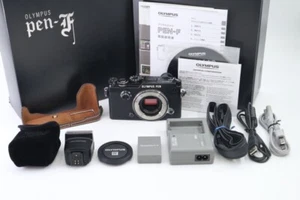 OLYMPUS PEN-F Black Body Mirrorless Digital Camera w/Box from Japan (f03386) - Picture 1 of 10